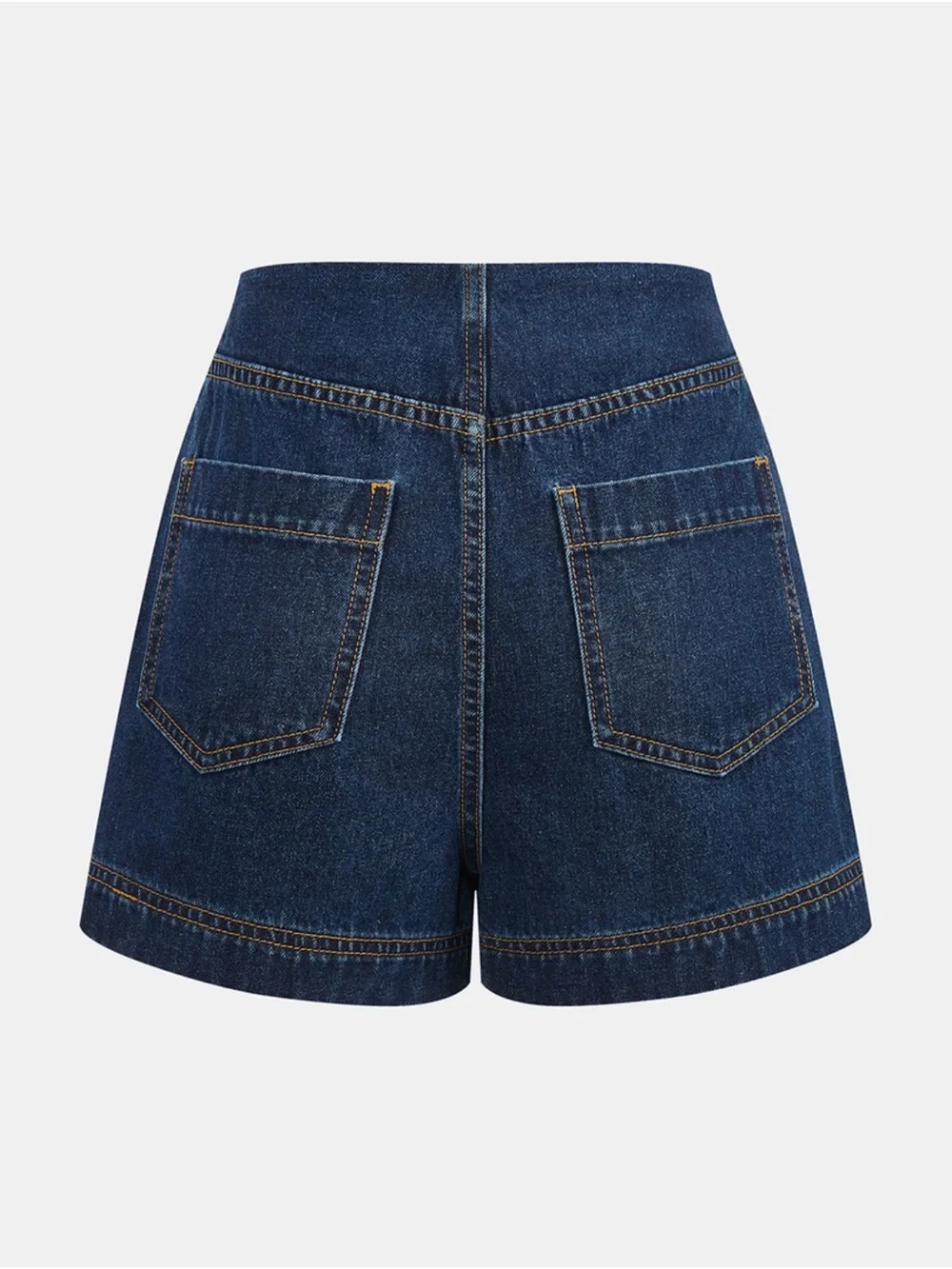 Dark Wash Denim 2 Piece Set with Button Front - Picture 5 of 6